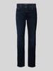 MAC Straight Fit Jeans im 5-Pocket-Design Modell 'Arne' Dunkelblau