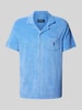 Polo Ralph Lauren Slim fit vrijetijdsoverhemd met halflange mouwen Lichtblauw