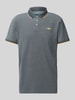 Tom Tailor Regular Fit Poloshirt mit Kontraststreifen Mittelgrau
