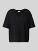 Tom Tailor Denim Boxy Fit T-Shirt aus reiner Baumwolle Black