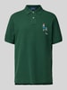 Polo Ralph Lauren Poloshirt met logostitching Flessengroen