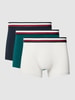 Tommy Hilfiger Boxershort met elastische band in een set van 3 stuks, model 'GLOBAL' Flessengroen