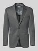 Roy Robson Slim fit colbert met viscose en reverskraag Lichtgrijs