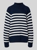 Tommy Hilfiger Loose Fit Strickpullover aus reiner Baumwolle Marine