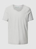 MCNEAL T-Shirt mit V-Ausschnitt Hellgrau