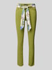 Marc Cain Jeans mit Stoffgürtel Gruen