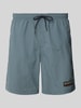 Napapijri Badehose mit seitlichen Eingrifftaschen Modell 'IAATO' Eisblau