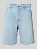 Jack & Jones Loose Fit Jeansshorts im 5-Pocket-Design Modell 'TONY' Hellblau