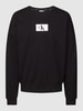 Calvin Klein Underwear Sweatshirt mit Label-Print Black
