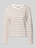 Selected Boxy Fit Langarmshirt aus reiner Baumwolle Modell 'ESSENTIAL' Bordeaux