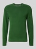 Fynch-Hatton Strickpullover aus reiner Baumwolle Gruen