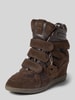 Steve Madden Sneaker aus Leder-Mix Modell 'Mavis' Dunkelbraun