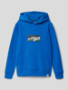 Jack & Jones Hoodie mit Label-Print Royalblau