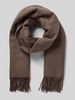 Kurt Beines Schal mit Fransen Taupe