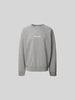 MAISON KITSUNÉ Sweatshirt aus reiner Baumwolle Hellgrau