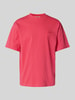 WOODBIRD Oversized T-Shirt mit Label-Stitching Pink