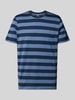 Christian Berg Men T-shirt w kroju regular fit z haftowanym logo Ciemnoniebieski