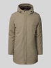 Matinique Regular fit parka met capuchon, model 'Madeston' Middenbruin