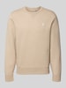Polo Ralph Lauren Sweatshirt met labelstitching Zand gemêleerd