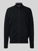 bugatti Sweatjacke mit Stehkragen Black