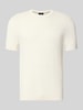 JOOP! COLLECTION Strickshirt mit Strukturmuster Modell 'Elio' Offwhite