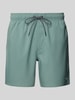 Puma Regular Fit Badehose mit Reißverschlusstasche Lind
