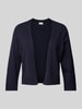 s.Oliver BLACK LABEL Cardigan met opengewerkte voorkant Marineblauw