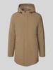 Matinique Regular fit parka met capuchon, model 'Madeston' Hazelnoot
