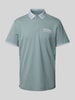 Tom Tailor Regular fit poloshirt met labelprint Lichtgroen