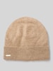 Seeberger Beanie aus reinem Kaschmir Beige