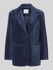 ICHI Blazer aus Cord mit Knopfverschluss Modell 'TAMARY' Marine