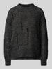 Only Oversized Pullover mit Strickmuster Modell 'MAYA' Black