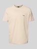BOSS Green T-Shirt mit Label-Print Beige
