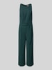 V.M. Jumpsuit mit Bindegürtel Dunkelgruen