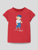 Polo Ralph Lauren Kids T-shirt met ronde hals Rood