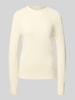 Lacoste Regular Fit Pullover aus reiner Wolle Offwhite