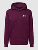 Under Armour Hoodie met labelstitching, model 'UA Essential' Bordeauxrood