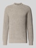 Barbour Gebreide pullover van pure katoen model 'BARBOUR HORSEFORD' Lichtgrijs