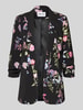 PIECES Shaped Fit Longblazer mit Schalkragen Modell 'BOSELLA' Black