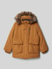 Name It Parka mit Pattentaschen Modell 'MASTER05' Senf