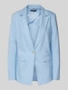 comma Blazer met reverskraag Lichtblauw