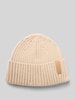 Barts Beanie met labeldetail, model 'SUMTER' Beige