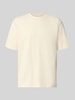 Lindbergh oversized t-shirt van puur katoen Offwhite