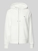 Gant Sweatjacke mit Kapuze Offwhite