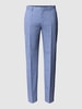 BOSS Pantalon met persplooien, model 'Leon' Blauw