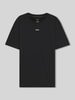 BOSS Green Slim Fit Sport-T-Shirt mit Label-Print Modell 'TS_Active' Black