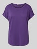 Christian Berg Woman T-shirt z mieszanki modalu z okrągłym dekoltem Fioletowy