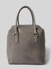 LIEBESKIND BERLIN Handtasche aus Leder mit Label-Detail Modell 'KAYLA' Anthrazit