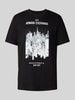 ARMANI EXCHANGE T-shirt met label- en motiefprint Zwart