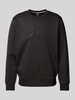 BOSS Sweatshirt mit Label-Stitching Modell 'Soleri' Black